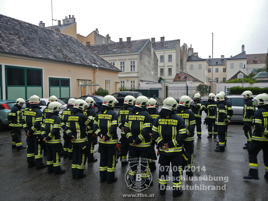 07.05.2014 - Abschlussübung Dachstuhlbrand