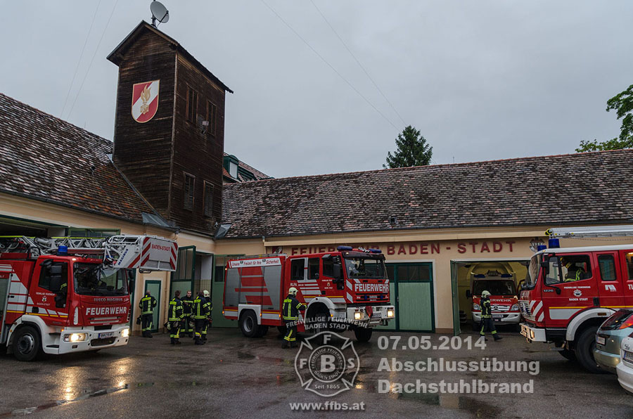 07.05.2014 - Abschlussübung Dachstuhlbrand