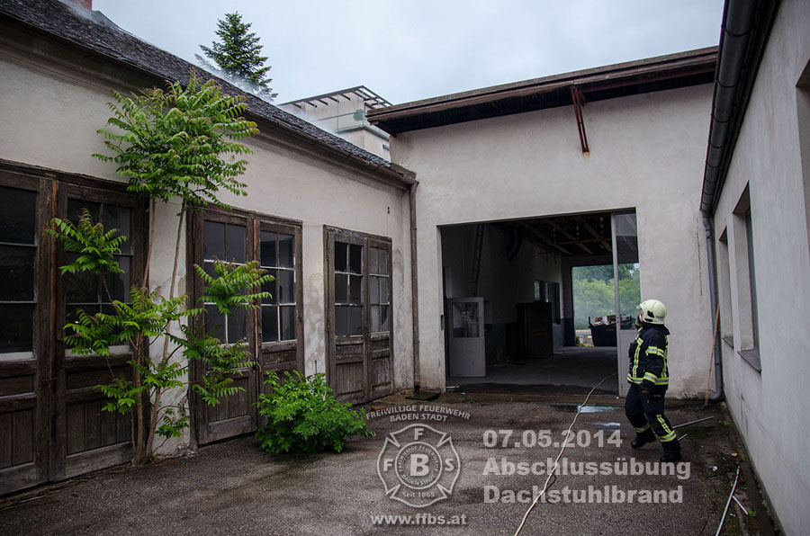 07.05.2014 - Abschlussübung Dachstuhlbrand