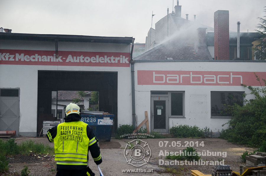07.05.2014 - Abschlussübung Dachstuhlbrand