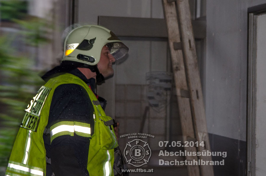 07.05.2014 - Abschlussübung Dachstuhlbrand