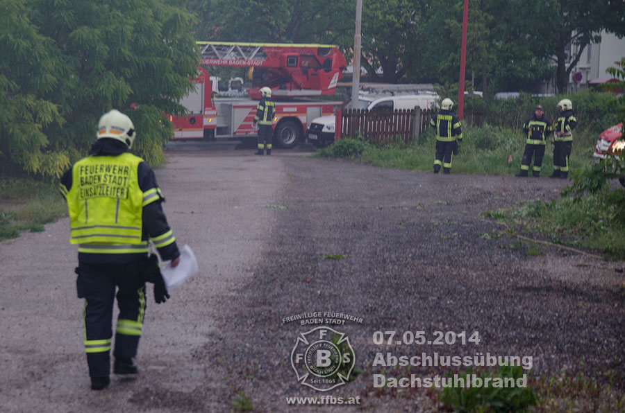 07.05.2014 - Abschlussübung Dachstuhlbrand