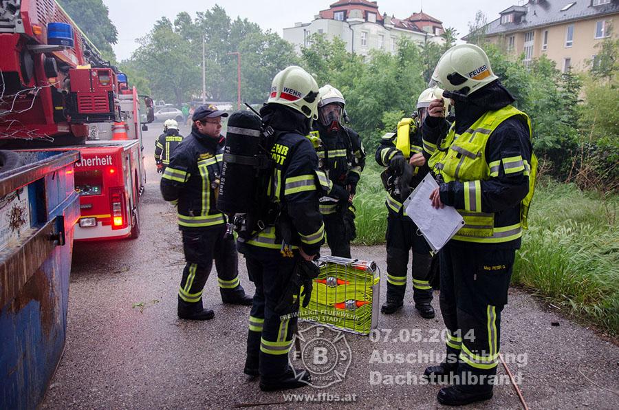 07.05.2014 - Abschlussübung Dachstuhlbrand
