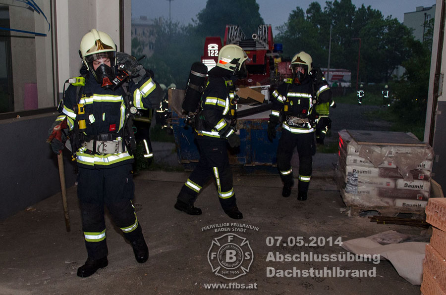 07.05.2014 - Abschlussübung Dachstuhlbrand