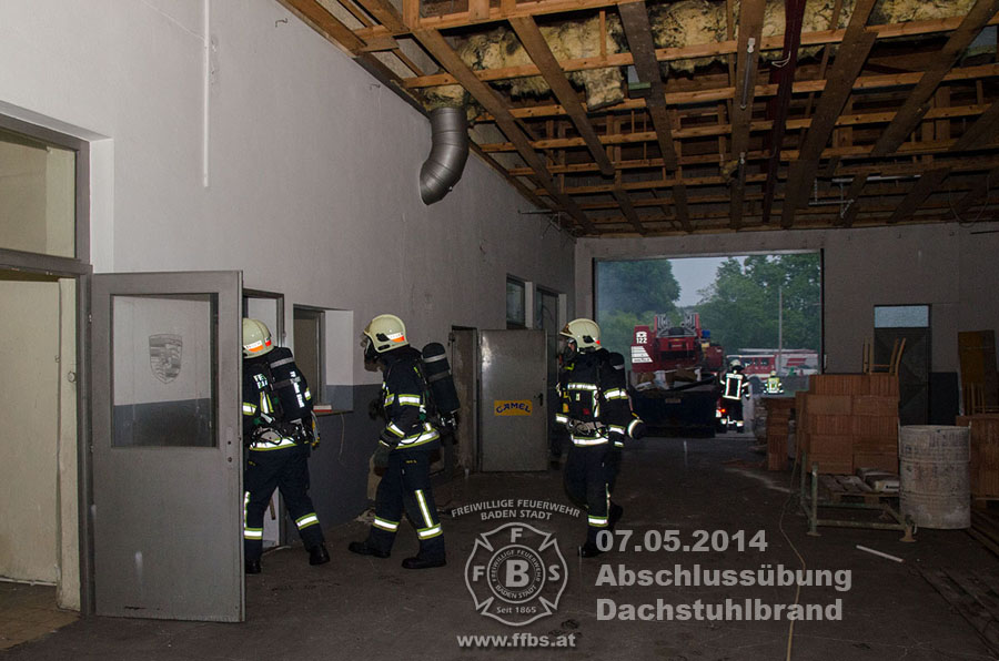 07.05.2014 - Abschlussübung Dachstuhlbrand