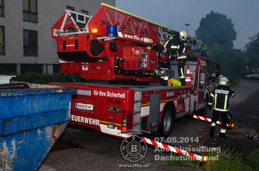 07.05.2014 - Abschlussübung Dachstuhlbrand