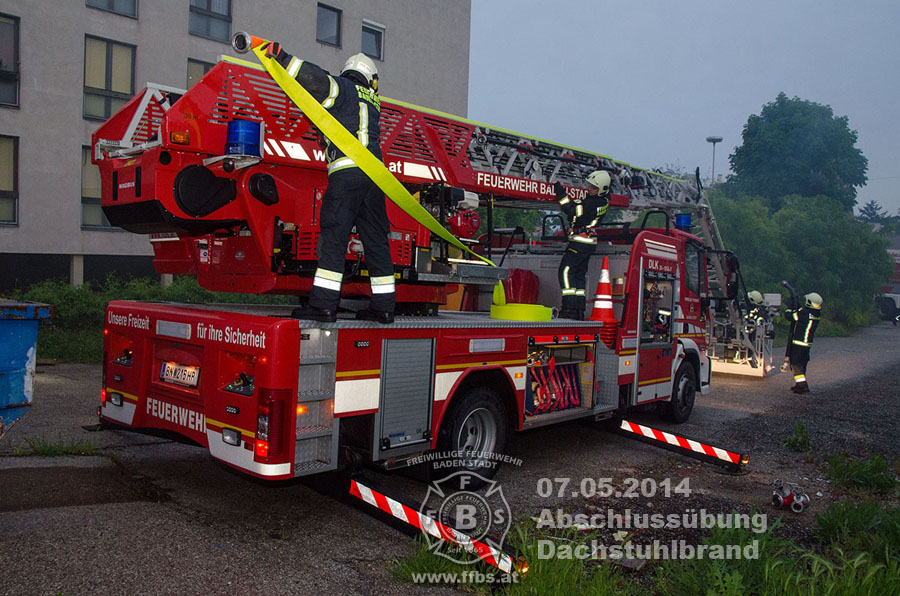 07.05.2014 - Abschlussübung Dachstuhlbrand