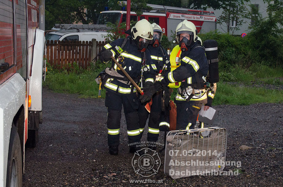 07.05.2014 - Abschlussübung Dachstuhlbrand