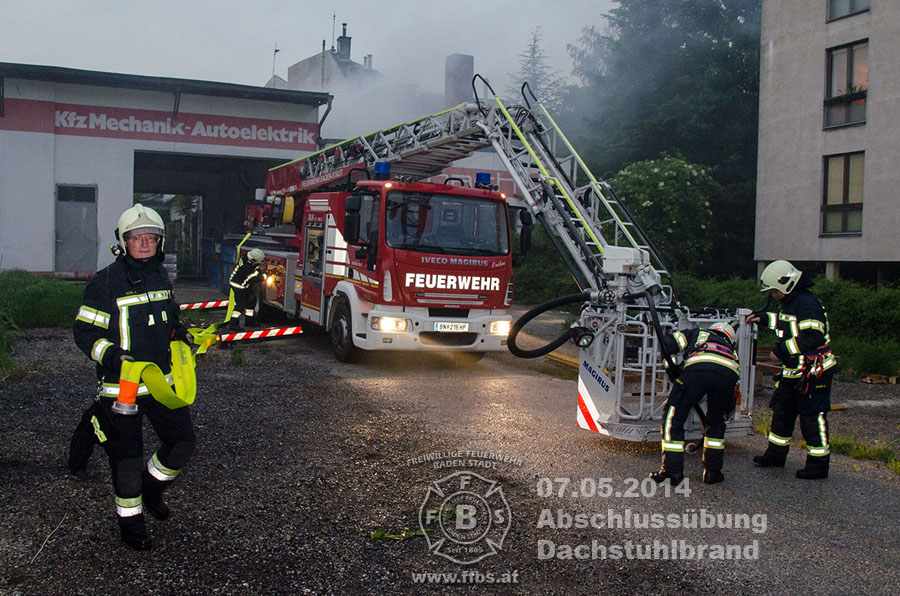 07.05.2014 - Abschlussübung Dachstuhlbrand