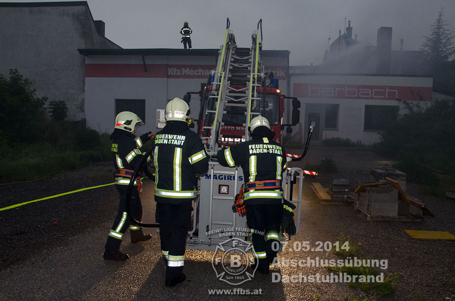 07.05.2014 - Abschlussübung Dachstuhlbrand