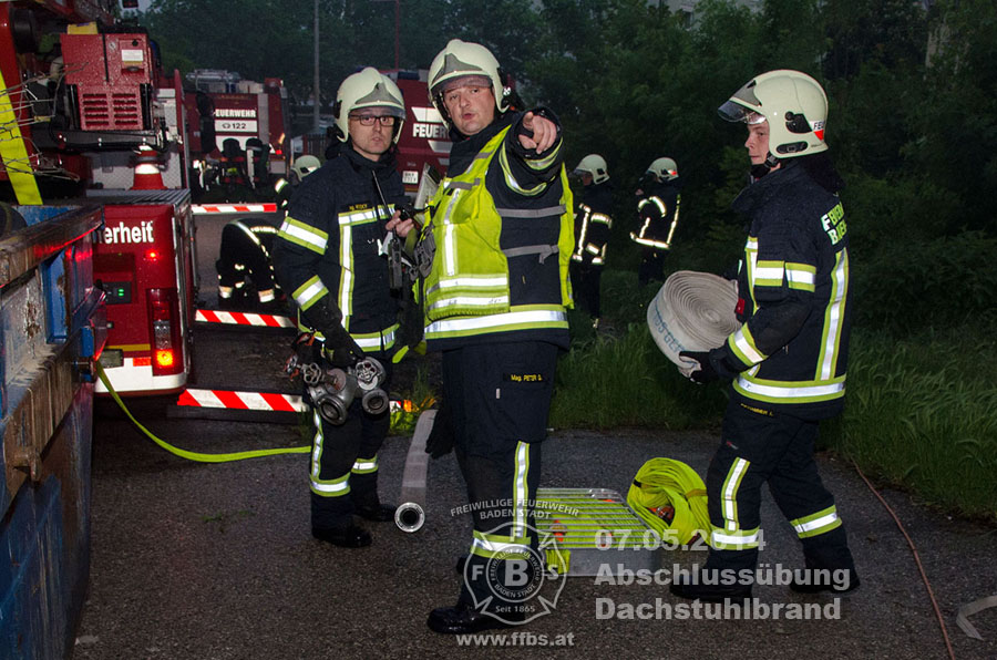 07.05.2014 - Abschlussübung Dachstuhlbrand