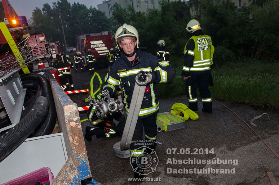 07.05.2014 - Abschlussübung Dachstuhlbrand
