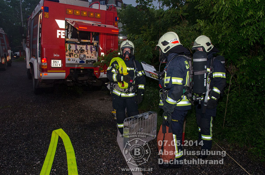 07.05.2014 - Abschlussübung Dachstuhlbrand