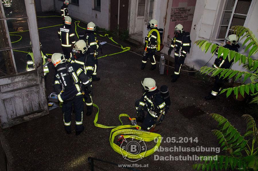 07.05.2014 - Abschlussübung Dachstuhlbrand