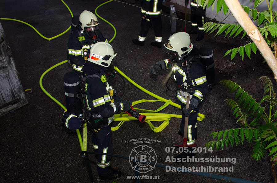07.05.2014 - Abschlussübung Dachstuhlbrand