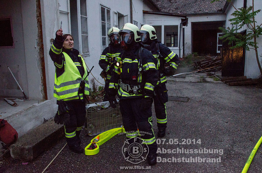 07.05.2014 - Abschlussübung Dachstuhlbrand