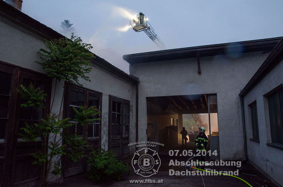 07.05.2014 - Abschlussübung Dachstuhlbrand