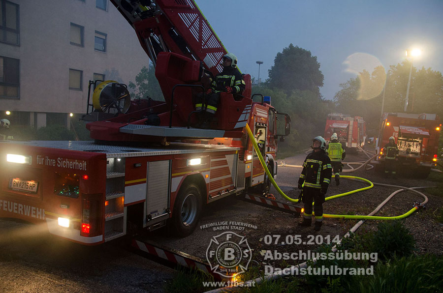 07.05.2014 - Abschlussübung Dachstuhlbrand