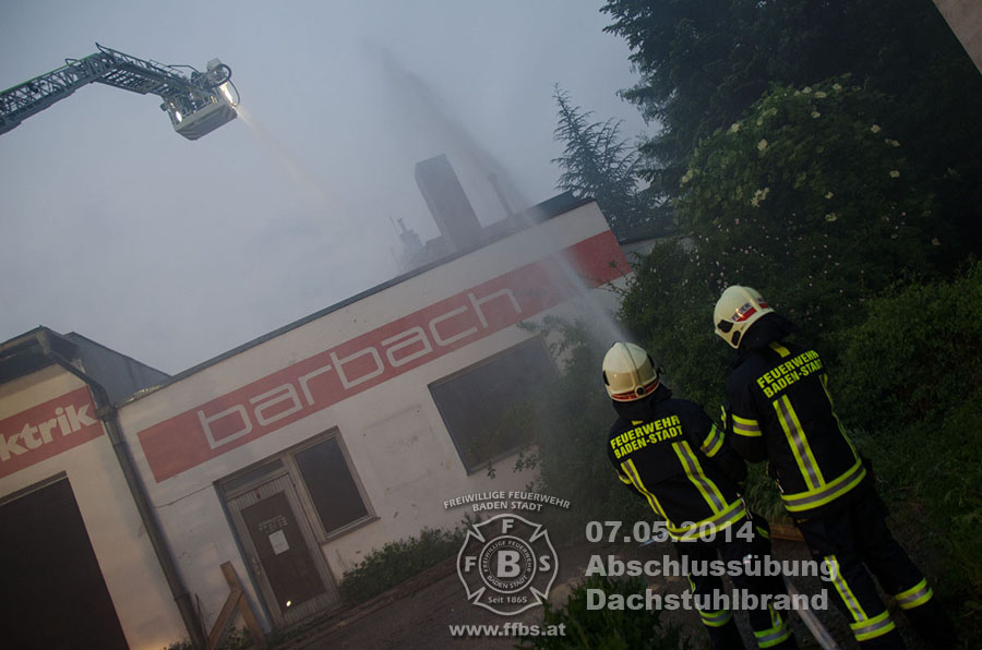 07.05.2014 - Abschlussübung Dachstuhlbrand