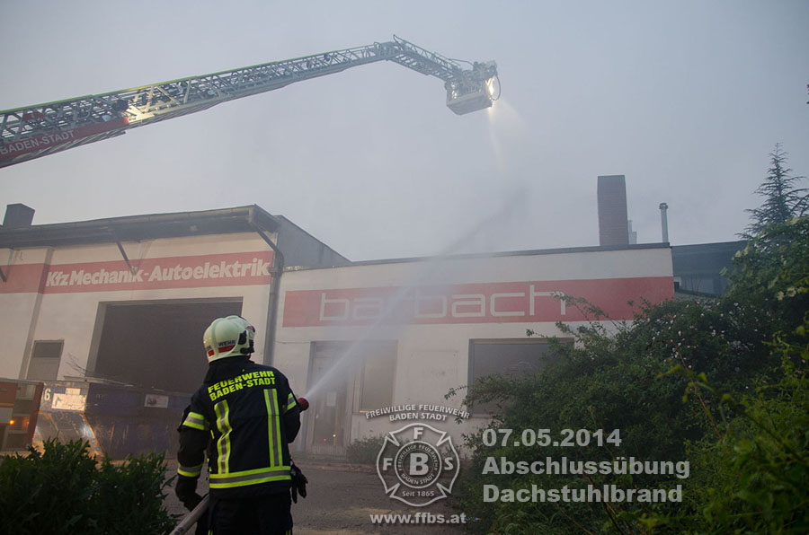 07.05.2014 - Abschlussübung Dachstuhlbrand