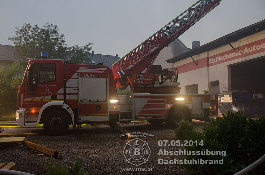 07.05.2014 - Abschlussübung Dachstuhlbrand
