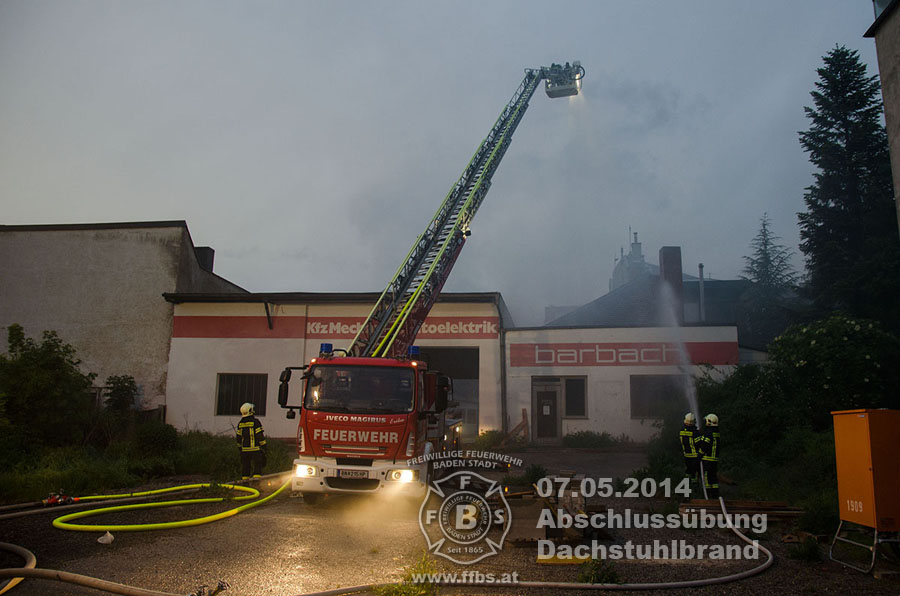 07.05.2014 - Abschlussübung Dachstuhlbrand