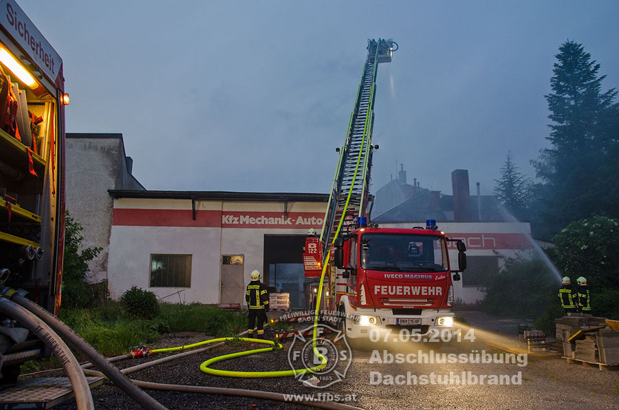 07.05.2014 - Abschlussübung Dachstuhlbrand