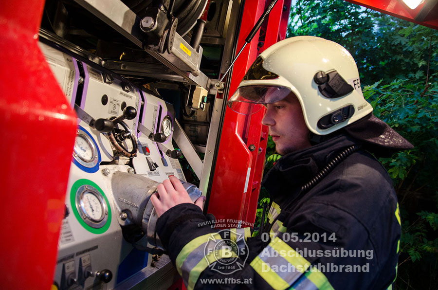 07.05.2014 - Abschlussübung Dachstuhlbrand