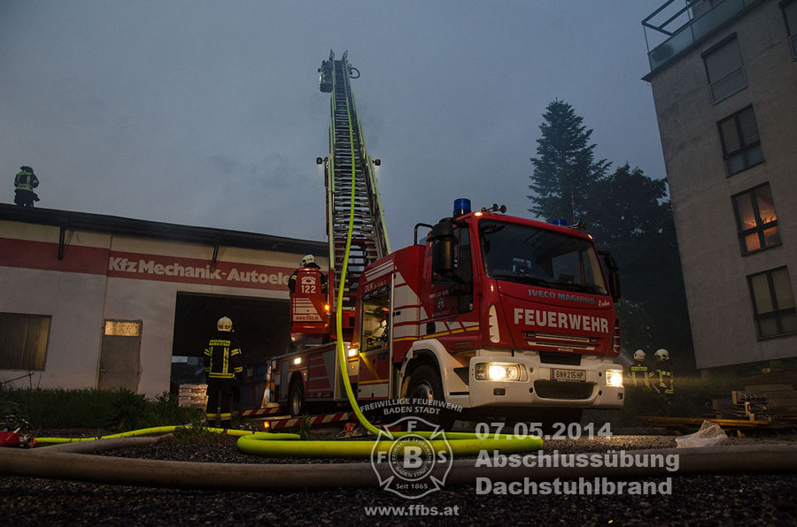 07.05.2014 - Abschlussübung Dachstuhlbrand