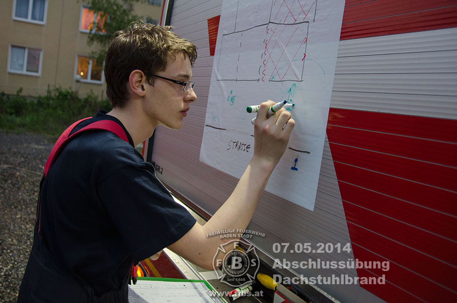 07.05.2014 - Abschlussübung Dachstuhlbrand