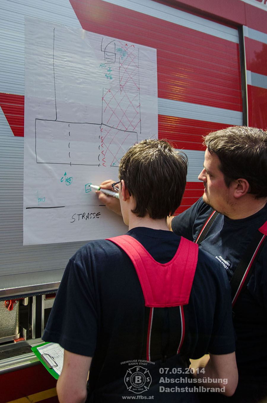 07.05.2014 - Abschlussübung Dachstuhlbrand
