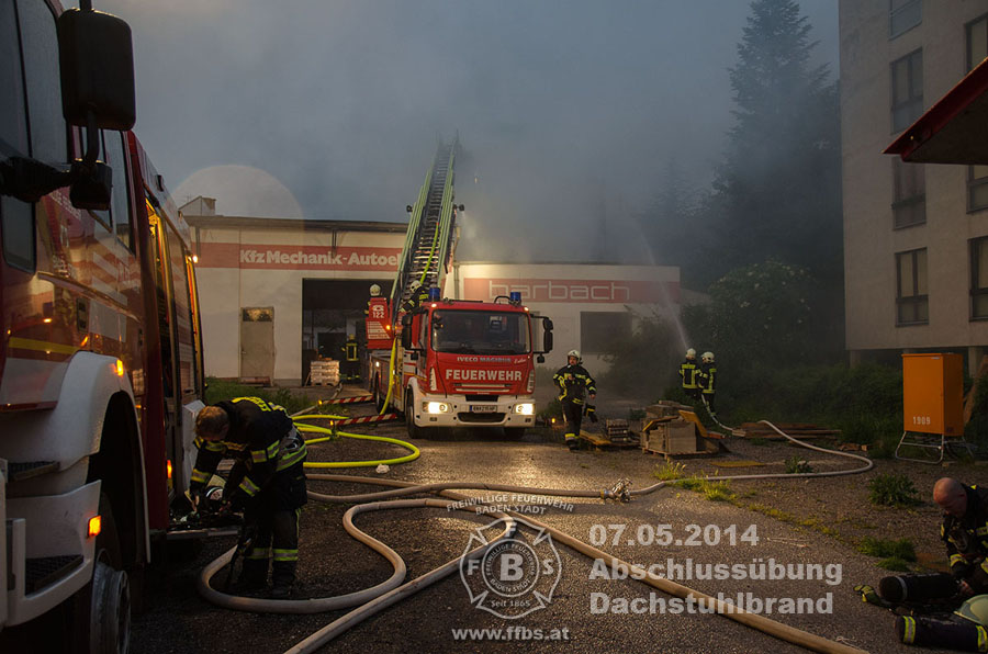 07.05.2014 - Abschlussübung Dachstuhlbrand