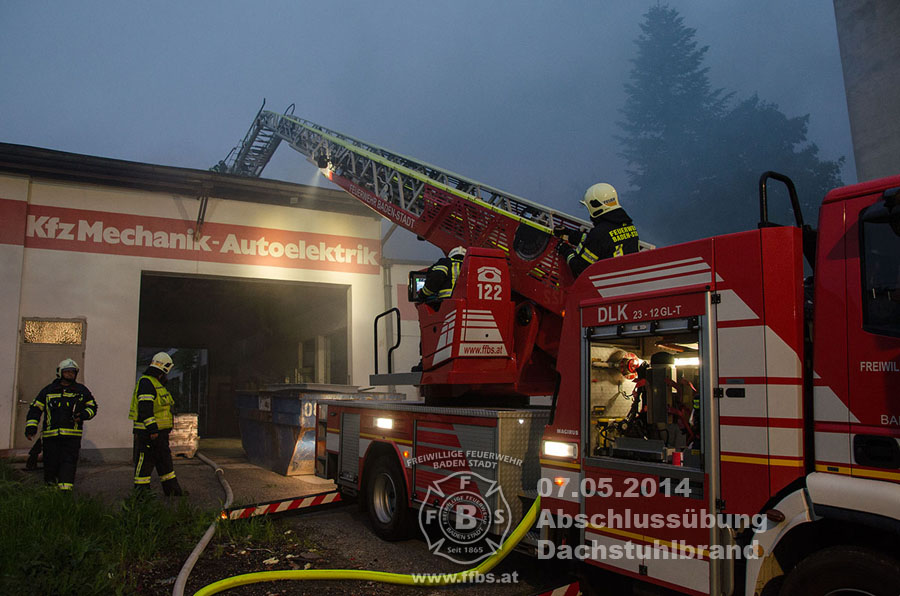 07.05.2014 - Abschlussübung Dachstuhlbrand