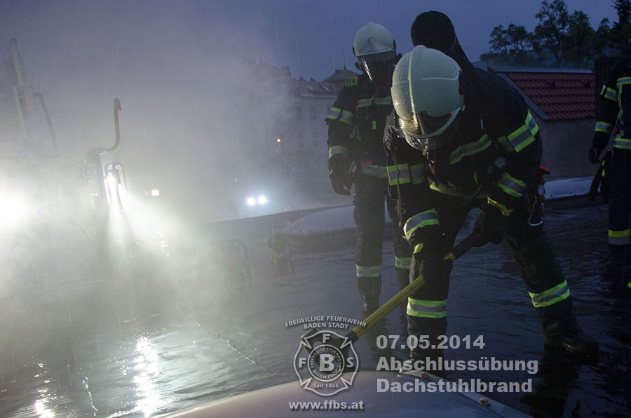 07.05.2014 - Abschlussübung Dachstuhlbrand