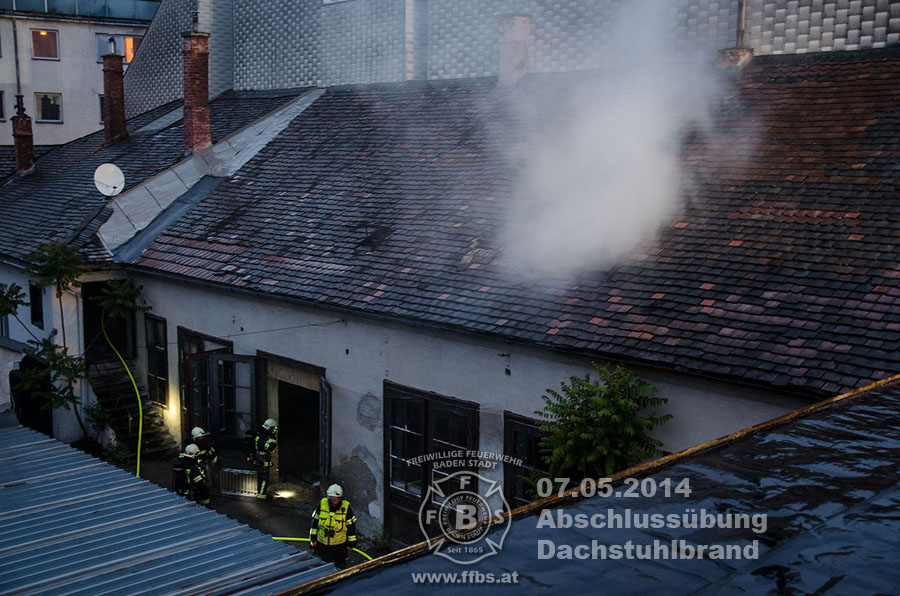 07.05.2014 - Abschlussübung Dachstuhlbrand