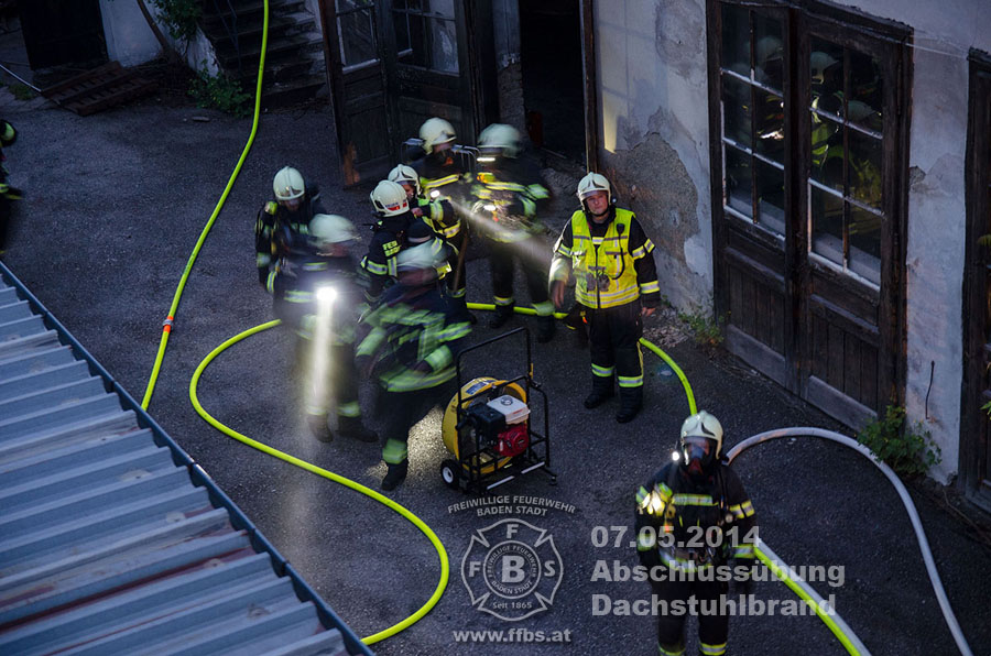 07.05.2014 - Abschlussübung Dachstuhlbrand
