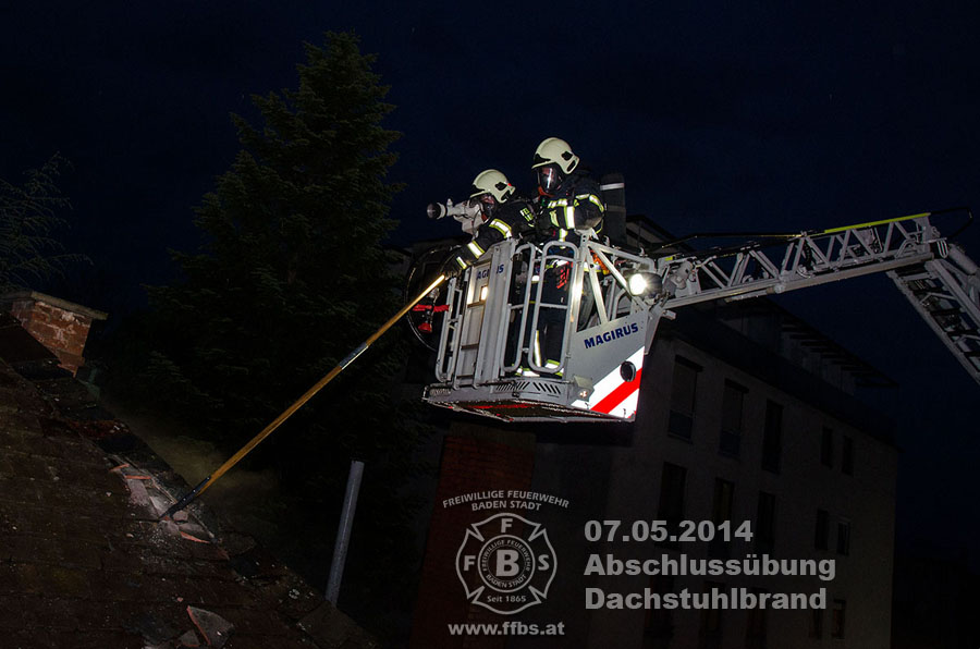 07.05.2014 - Abschlussübung Dachstuhlbrand