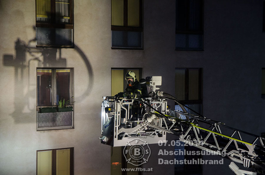 07.05.2014 - Abschlussübung Dachstuhlbrand