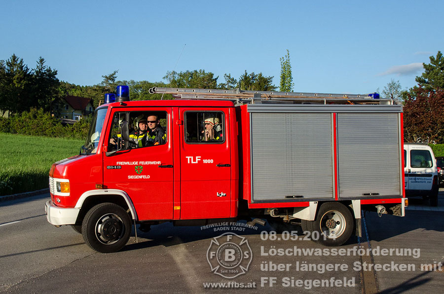 08.05.2014 - Löschwasserförderung über längere Strecken mit FF Siegenfeld