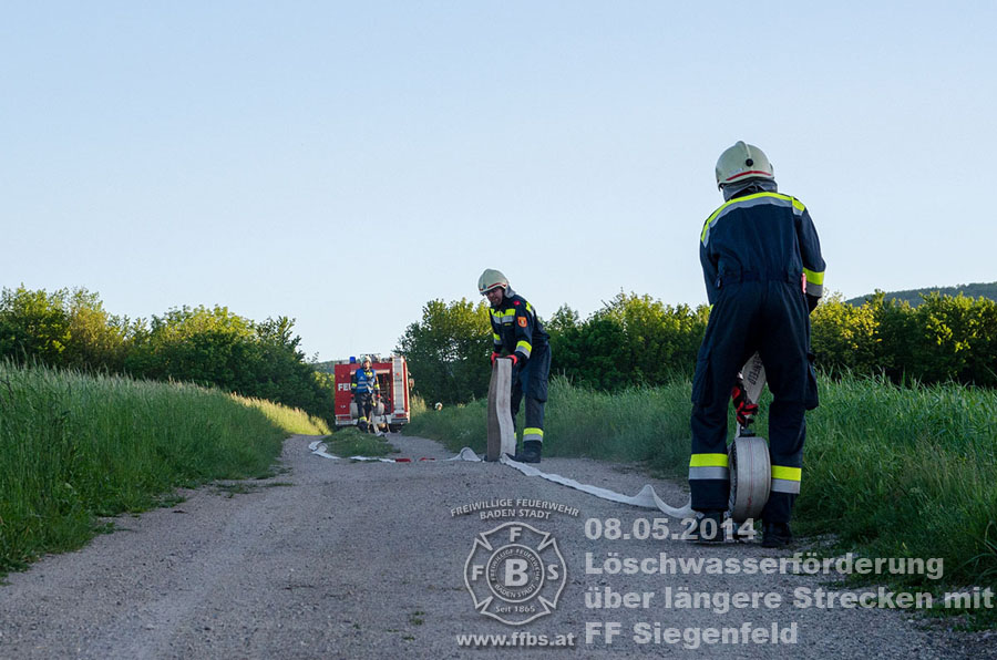 08.05.2014 - Löschwasserförderung über längere Strecken mit FF Siegenfeld
