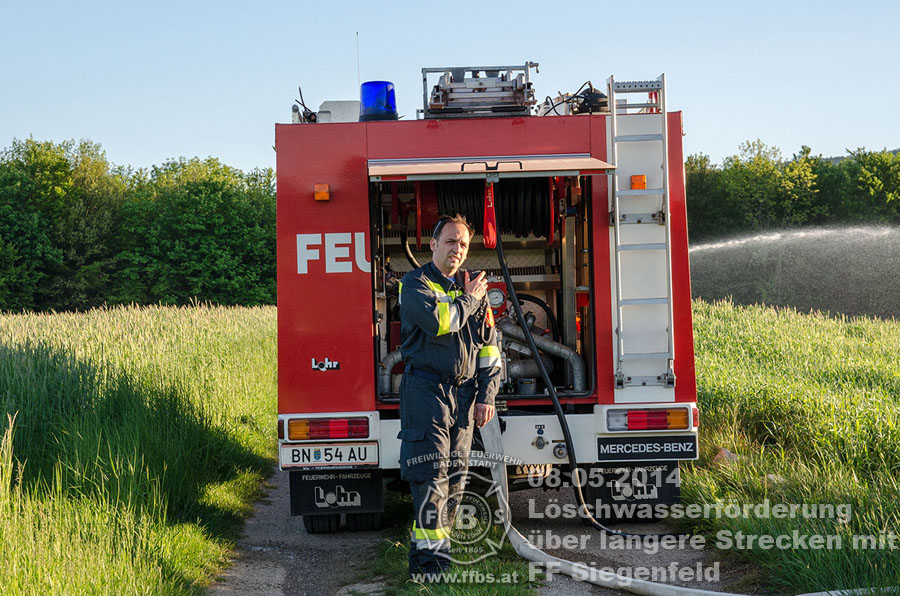 08.05.2014 - Löschwasserförderung über längere Strecken mit FF Siegenfeld