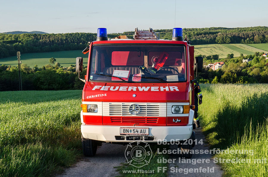08.05.2014 - Löschwasserförderung über längere Strecken mit FF Siegenfeld