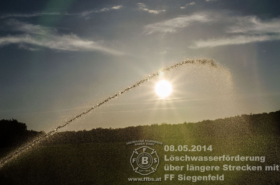 08.05.2014 - Löschwasserförderung über längere Strecken mit FF Siegenfeld