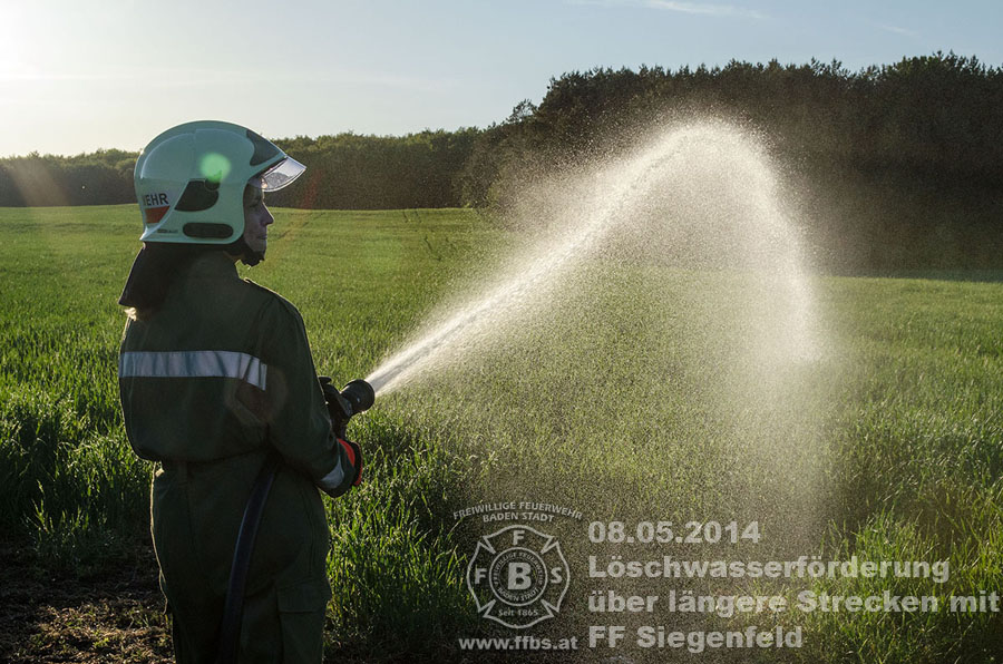 08.05.2014 - Löschwasserförderung über längere Strecken mit FF Siegenfeld
