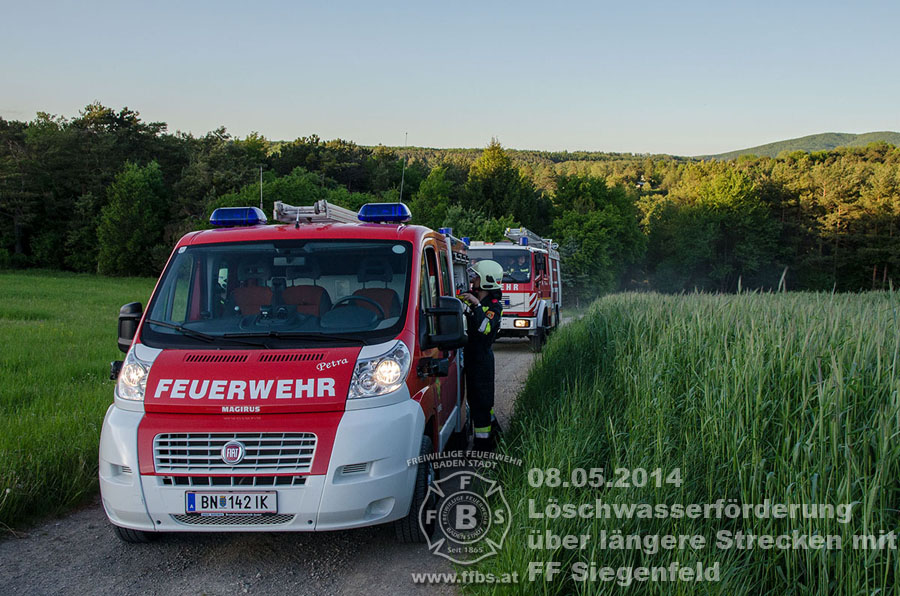 08.05.2014 - Löschwasserförderung über längere Strecken mit FF Siegenfeld
