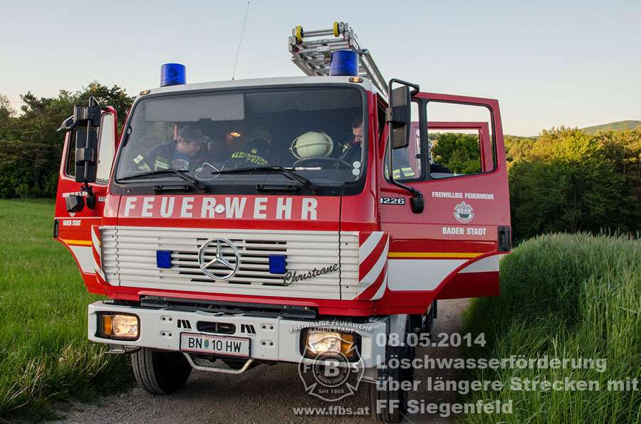 08.05.2014 - Löschwasserförderung über längere Strecken mit FF Siegenfeld