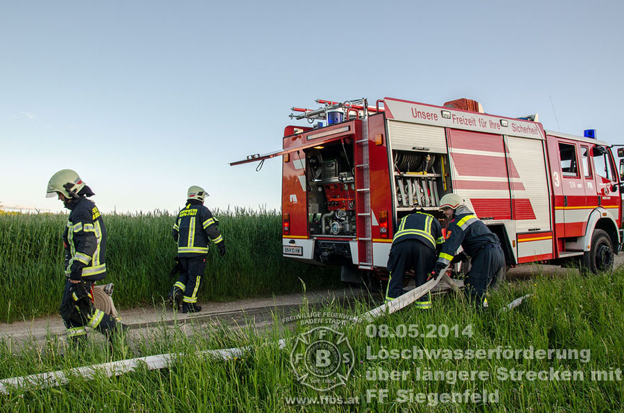 08.05.2014 - Löschwasserförderung über längere Strecken mit FF Siegenfeld