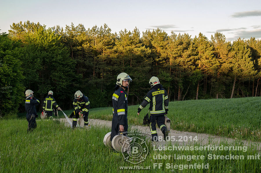 08.05.2014 - Löschwasserförderung über längere Strecken mit FF Siegenfeld