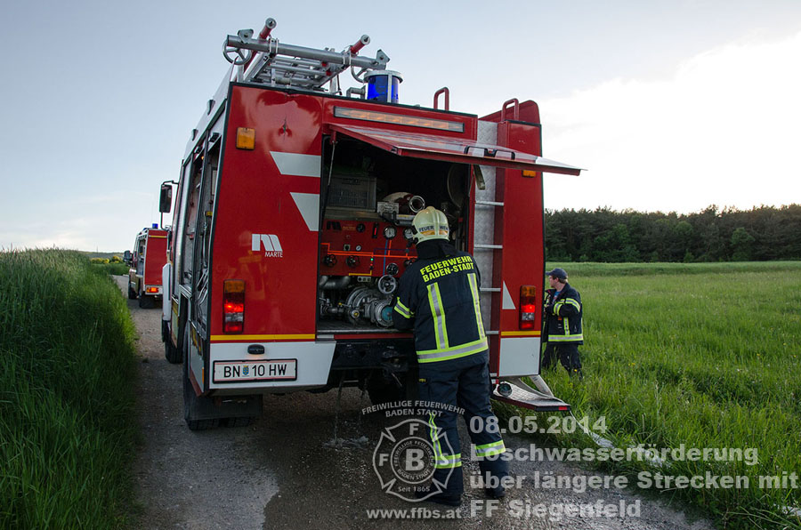 08.05.2014 - Löschwasserförderung über längere Strecken mit FF Siegenfeld