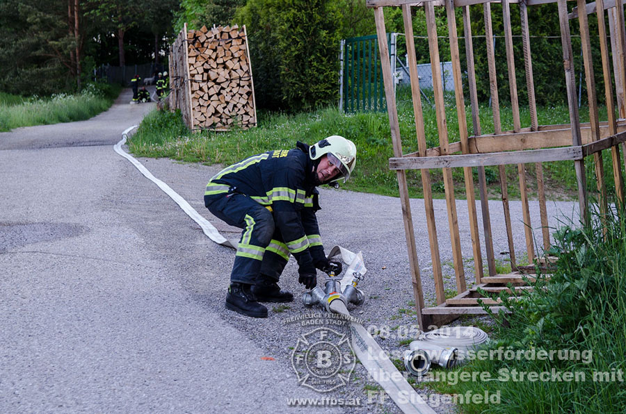 08.05.2014 - Löschwasserförderung über längere Strecken mit FF Siegenfeld